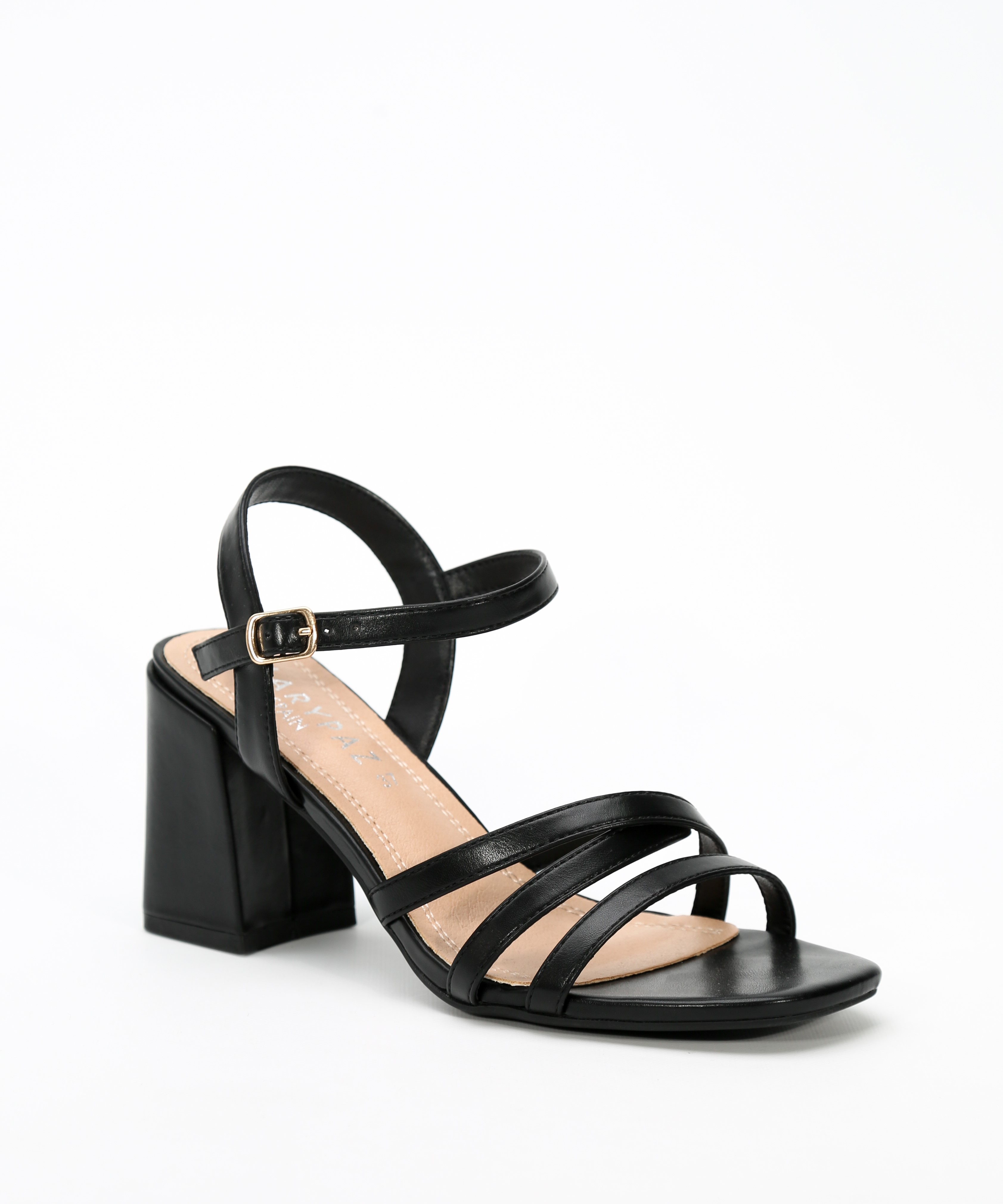 Sandalias tiras tacón alto image number null